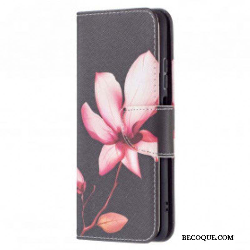 Housse Xiaomi Redmi Note 10/10S/Poco M5s Fleur Rose
