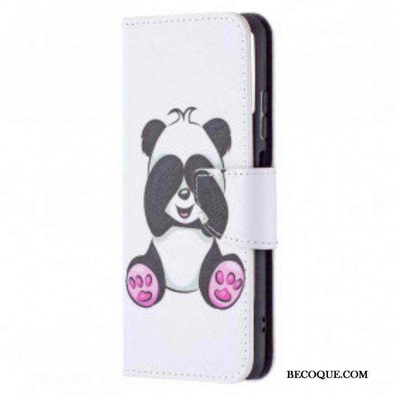 Housse Xiaomi Redmi Note 10/10S/Poco M5s Panda Fun