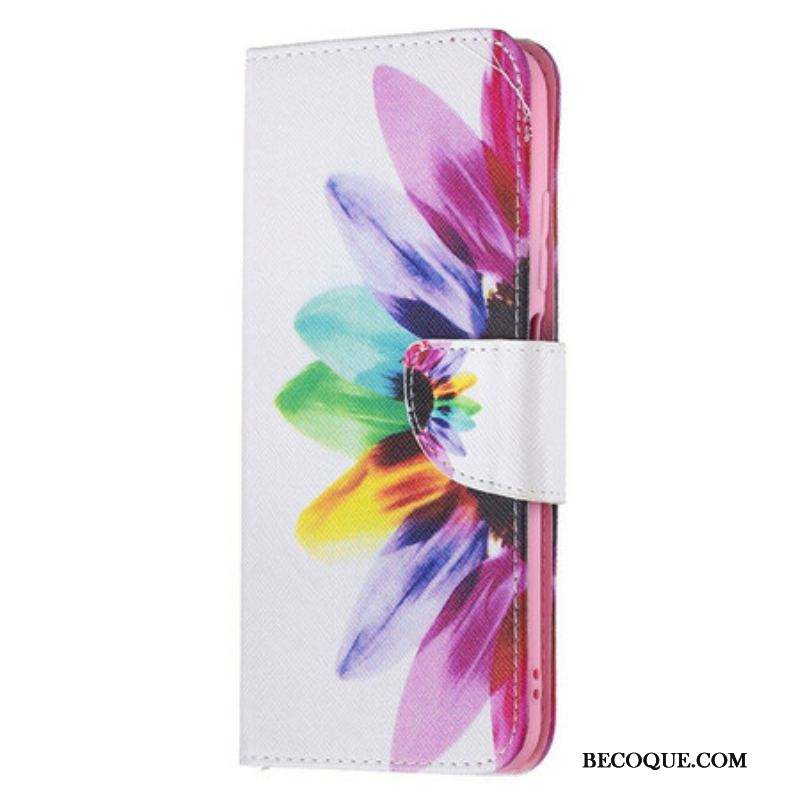 Housse Xiaomi Redmi Note 10 5G / Poco M3 Pro 5G Fleur Aquarelle