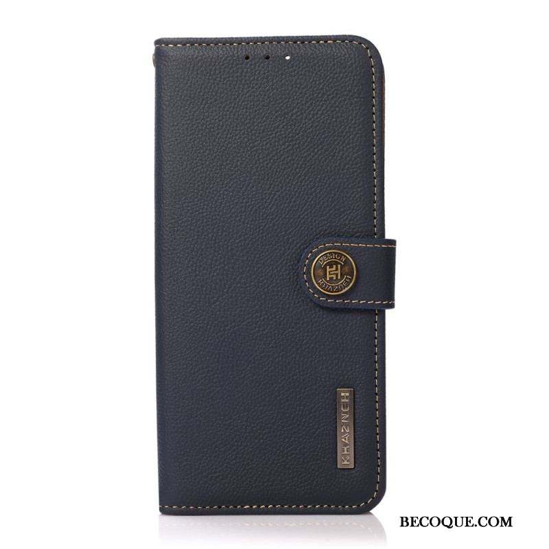 Housse Xiaomi Redmi Note 11 Pro / Note 11 Pro 5G Cuir Véritable KHAZNEH RFID