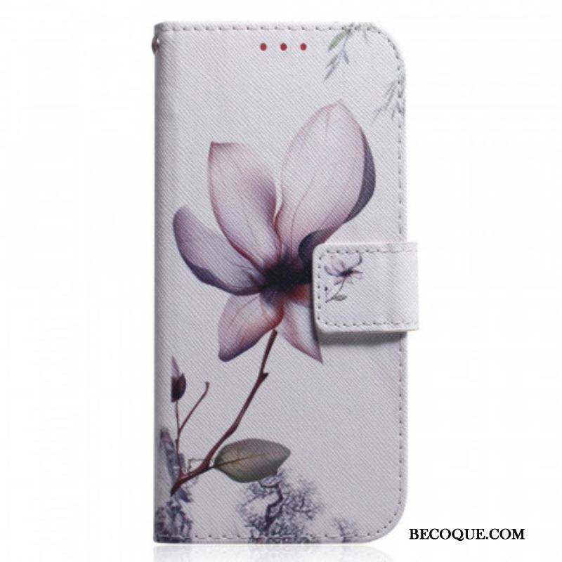 Housse Xiaomi Redmi Note 11 Pro / Note 11 Pro 5G Fleur Vieux Rose