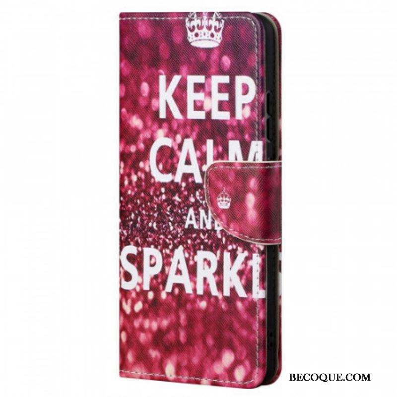 Housse Xiaomi Redmi Note 11 Pro / Note 11 Pro 5G Keep Calm and Sparkle