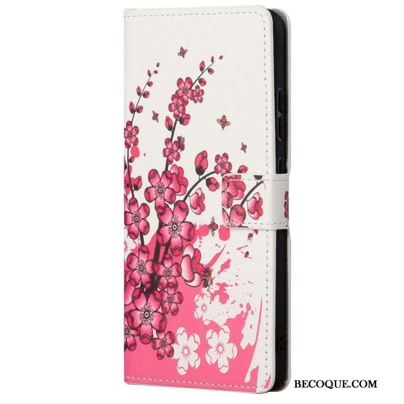 Housse Xiaomi Redmi Note 11 Pro / Note 11 Pro 5G Tropical Flowers