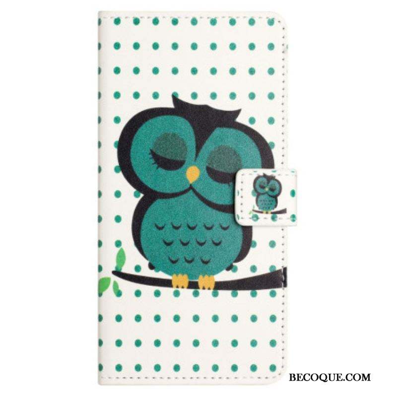 Housse Xiaomi Redmi Note 12 4G Hibou Endormi