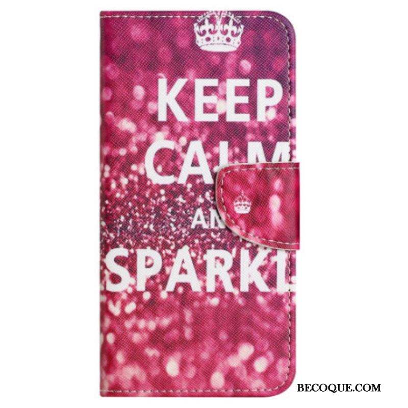 Housse Xiaomi Redmi Note 12 4G Keep Calm and Sparkle