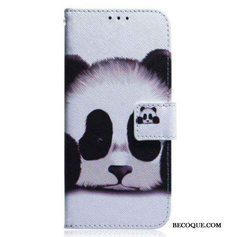 Housse Xiaomi Redmi Note 12/Poco X5 5G Panda à Lanière