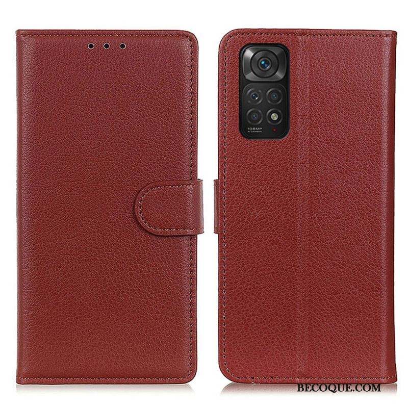 Housse Xiaomi Redmi note 11 / 11s Traditionnellement Litchi