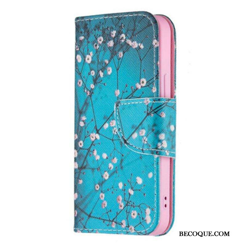 Housse iPhone 13 MIni Brancche Fleurie