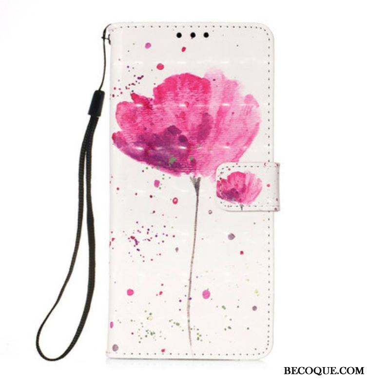 Housse iPhone 13 Mini Coquelicot Aquarelle