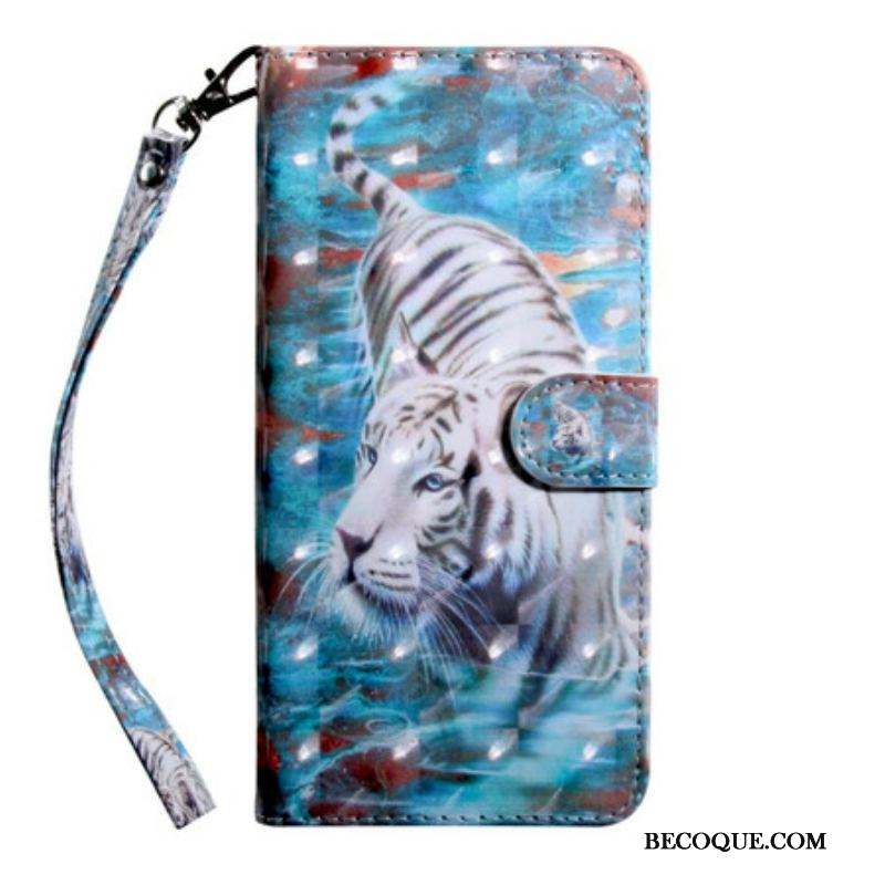 Housse iPhone 13 Mini Light Spot Lucien le Tigre