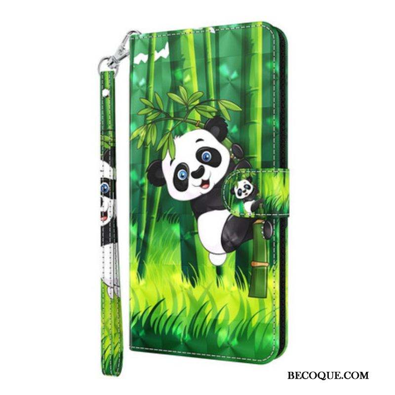 Housse iPhone 13 Pro Panda et Bambou