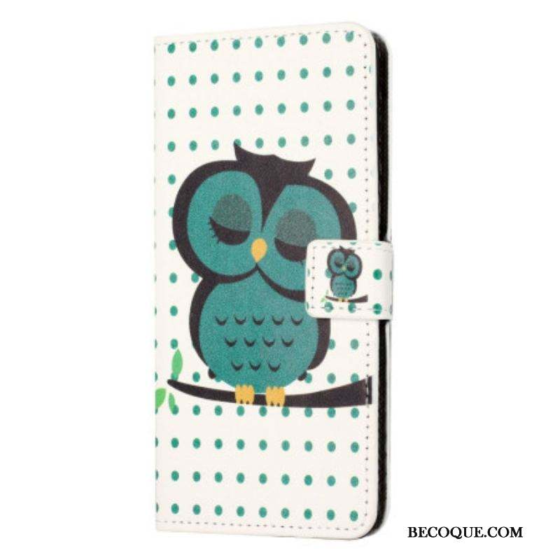 Housse iPhone 14 Hibou Endormi