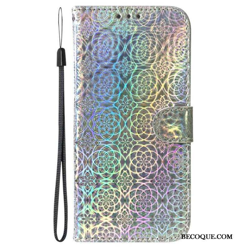 Housse iPhone 14 Plus Motif Stylé à Lanière