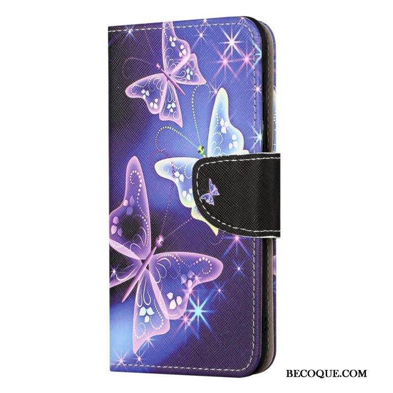 Housse iPhone 15 Papillons