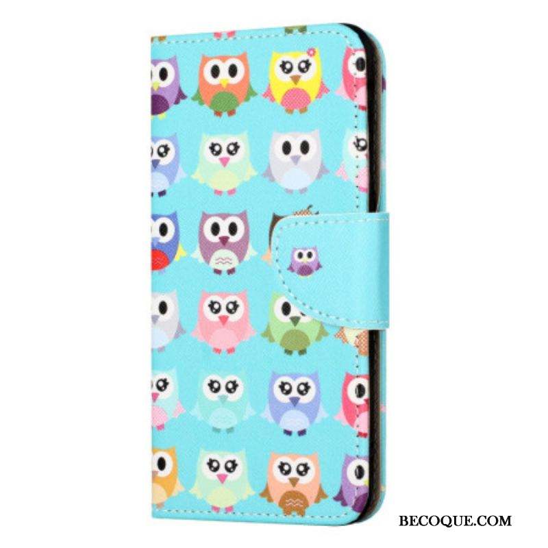 Housse iPhone 15 Plus Tribu de Hiboux