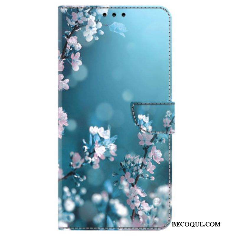 Housse iPhone 15 Pro Fleurs de Prunier