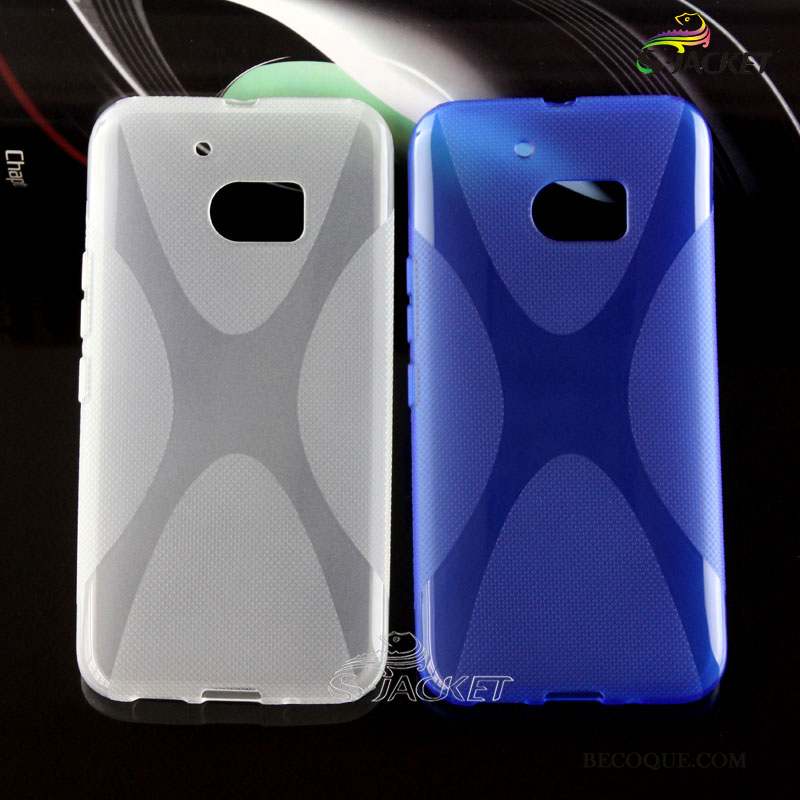 Htc 10 Coque Téléphone Portable Étui Bleu Tout Compris Incassable Fluide Doux