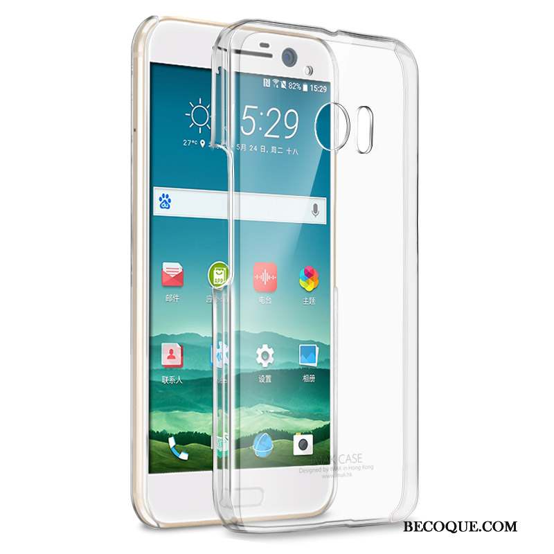 Htc 10 Transparent Téléphone Portable Coque Couvercle Arrière Protection Étui