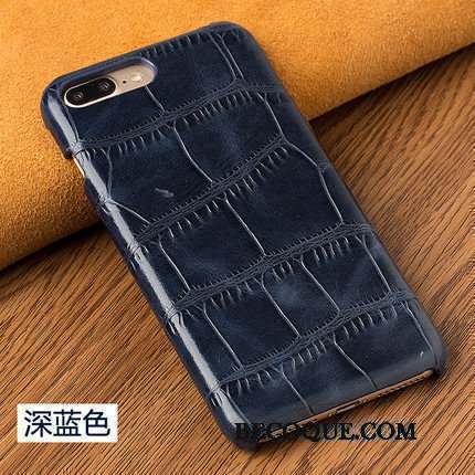 Htc One A9 Bleu Difficile Protection Crocodile Modèle Coque Cuir Véritable