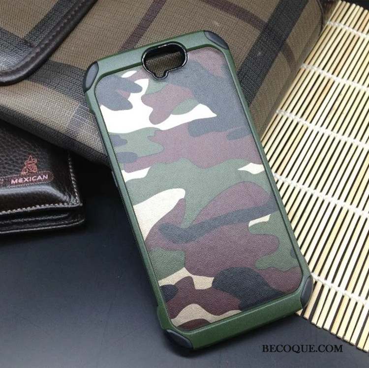 Htc One A9 Très Mince Coque Étui Camouflage Incassable Créatif