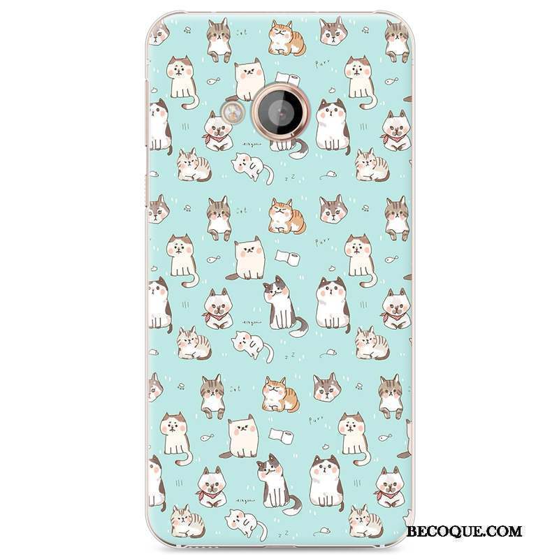 Htc U Play Coque Peinture Étui Incassable Bleu Dessin Animé Difficile