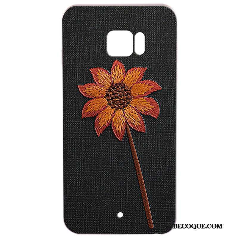 Htc U Ultra Fluide Doux Fleur Luxe Coque De Téléphone Silicone Étui