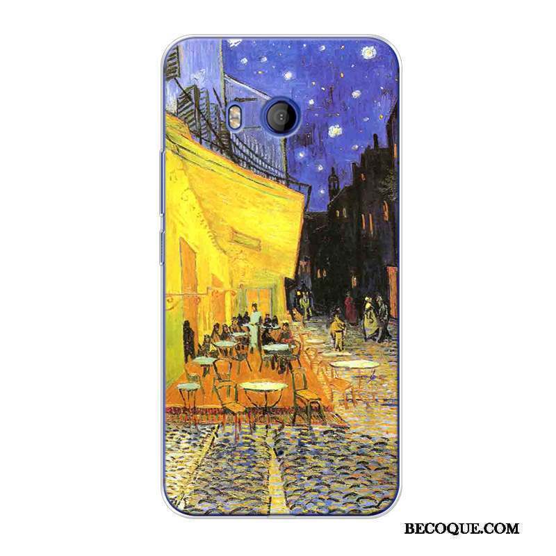 Htc U11 Coque Personnalisé Fluide Doux Original Tout Compris Peinture À L'huile Haute