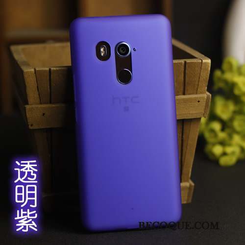 Htc U11+ Coque Protection Délavé En Daim Silicone Tout Compris Fluide Doux Étui