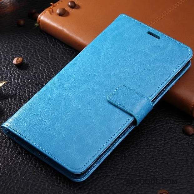 Huawei Ascend G7 Coque De Téléphone Bleu Clair Protection Téléphone Portable Étui Étui En Cuir