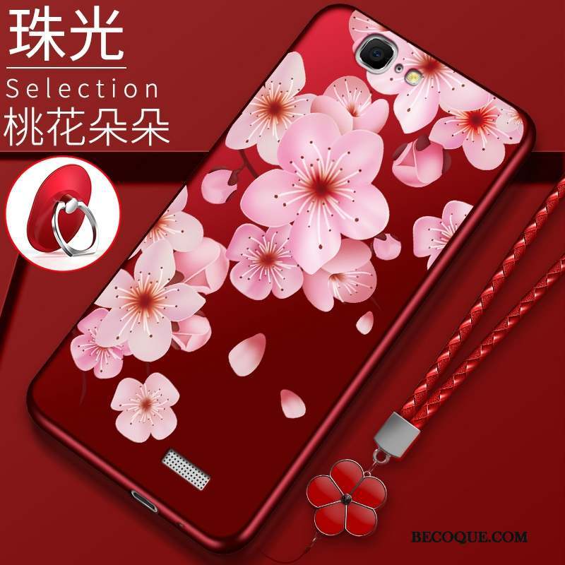 Huawei Ascend G7 Rouge Coque Silicone Tout Compris De Téléphone Nouveau