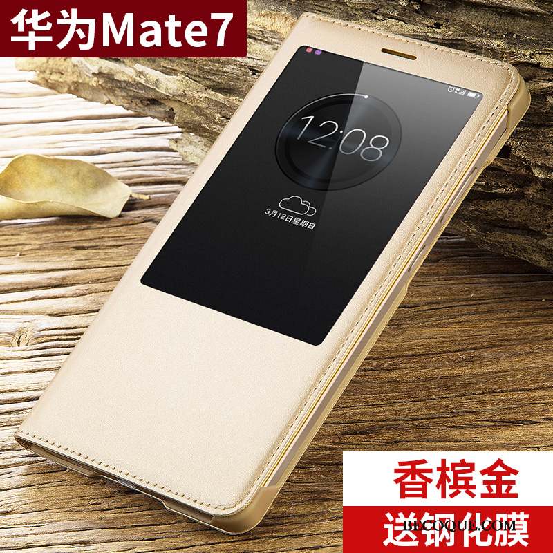 Huawei Ascend Mate 7 Clamshell Coque De Téléphone Tendance Incassable Protection Étui