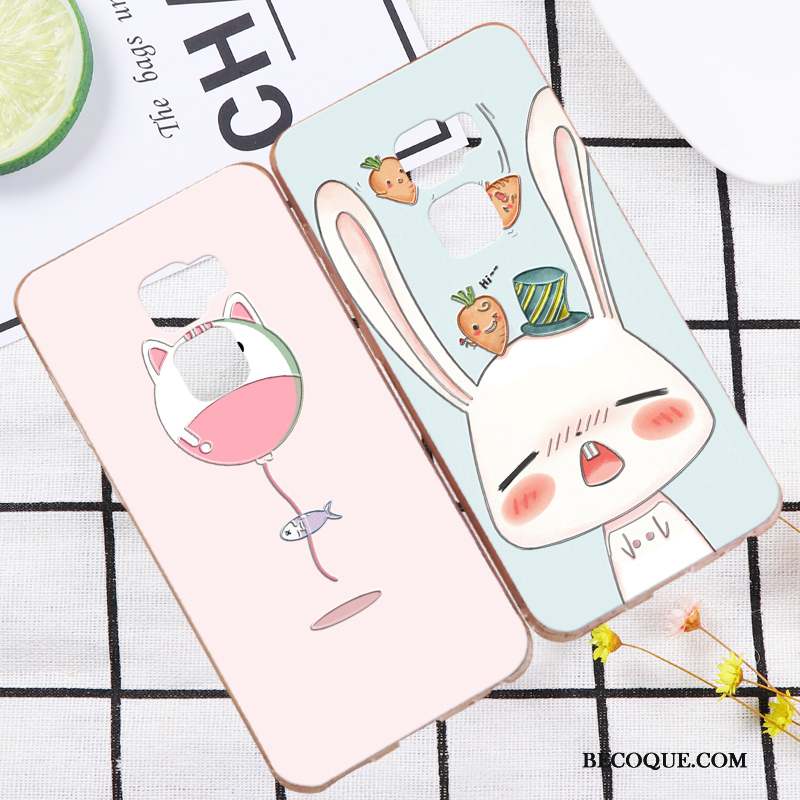 Huawei Ascend Mate 7 Tout Compris Coque De Téléphone Silicone Fluide Doux Dessin Animé Rose