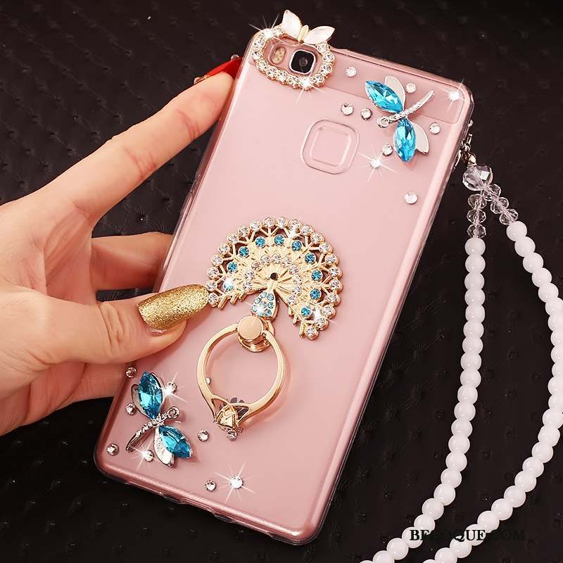 Huawei G9 Lite Strass Incassable Jeunesse Bleu Protection Coque