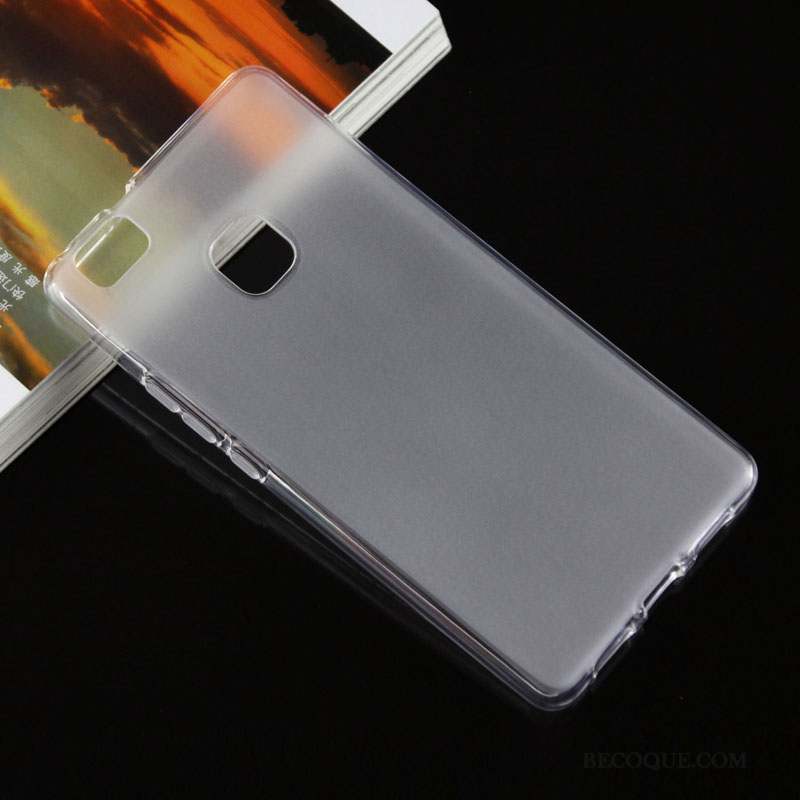 Huawei G9 Lite Étui Antidérapant Coque De Téléphone Délavé En Daim Transparent Fluide Doux