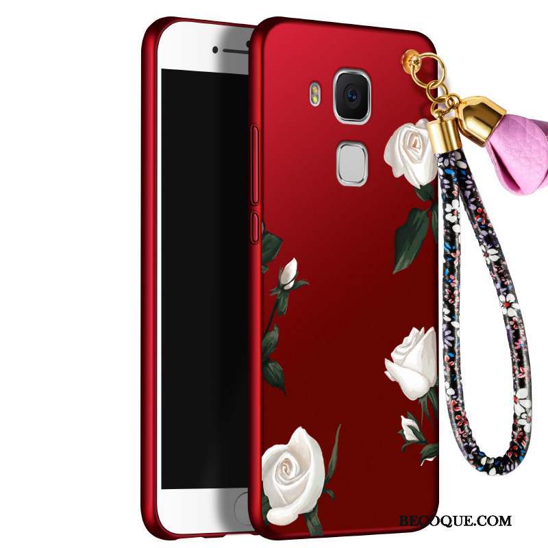 Huawei G9 Plus Coque Silicone Tendance Protection Rouge Créatif Étui