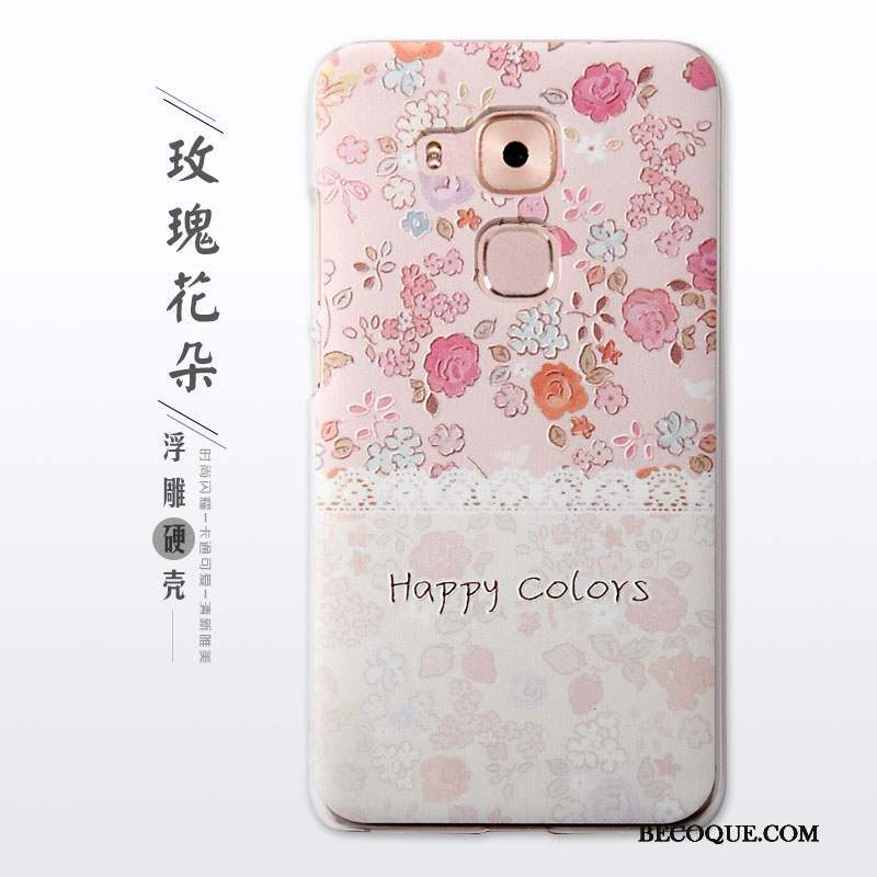 Huawei G9 Plus Difficile Étui Coque De Téléphone Protection Téléphone Portable Rose