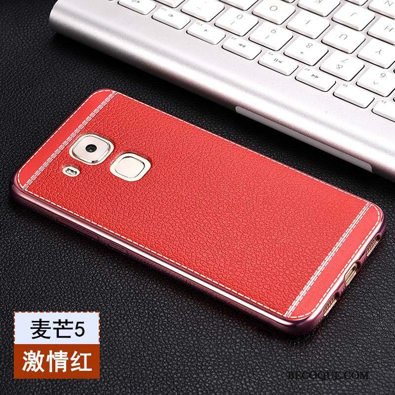 Huawei G9 Plus Silicone Incassable Rouge Téléphone Portable Étui Coque De Téléphone