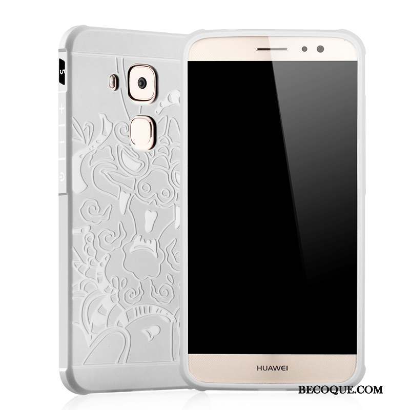 Huawei G9 Plus Étui Incassable Protection Gris Silicone Coque De Téléphone