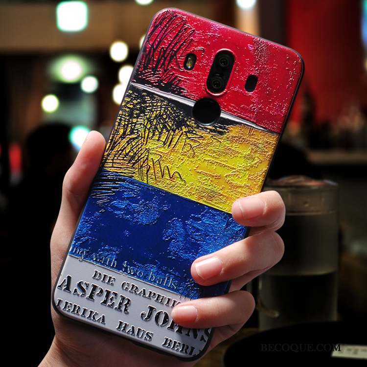 Huawei Mate 10 Coque De Téléphone Tout Compris Personnalité Multicolore Fluide Doux Créatif