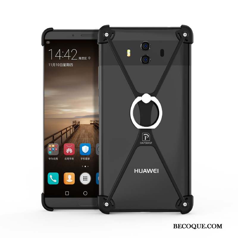 Huawei Mate 10 Créatif Noir Incassable Étui Protection Coque