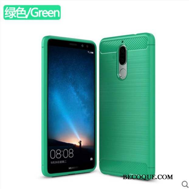 Huawei Mate 10 Lite Coque De Téléphone Protection Jeunesse Incassable Silicone Vert