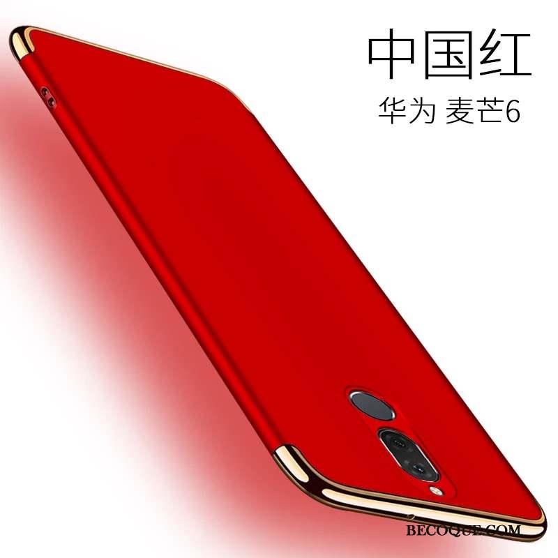 Huawei Mate 10 Lite Coque Incassable Étui De Téléphone Rouge Protection
