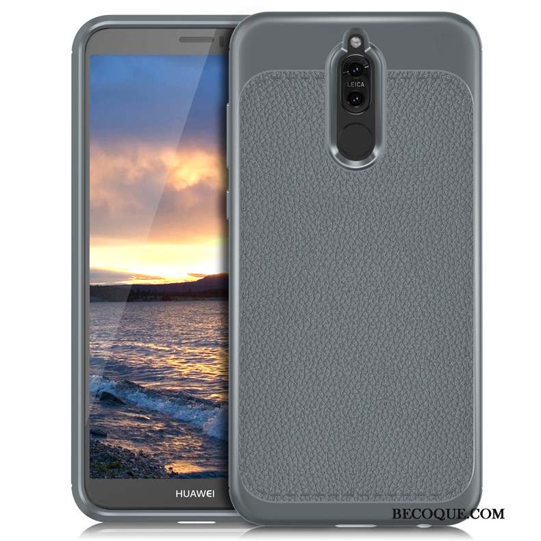 Huawei Mate 10 Lite Coque Protection Respirant Étui Bordure Incassable Gris