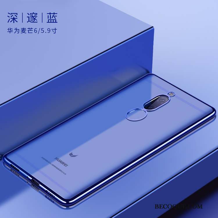 Huawei Mate 10 Lite Coque Tout Compris Étui Silicone Bleu Incassable Protection