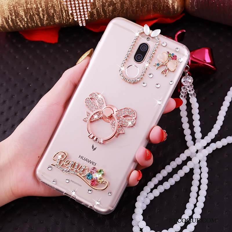 Huawei Mate 10 Lite Fluide Doux Rose Silicone Coque De Téléphone Étui Tout Compris