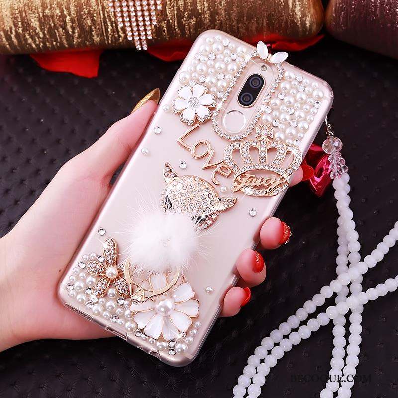 Huawei Mate 10 Lite Strass Créatif Protection Coque De Téléphone Incassable Silicone