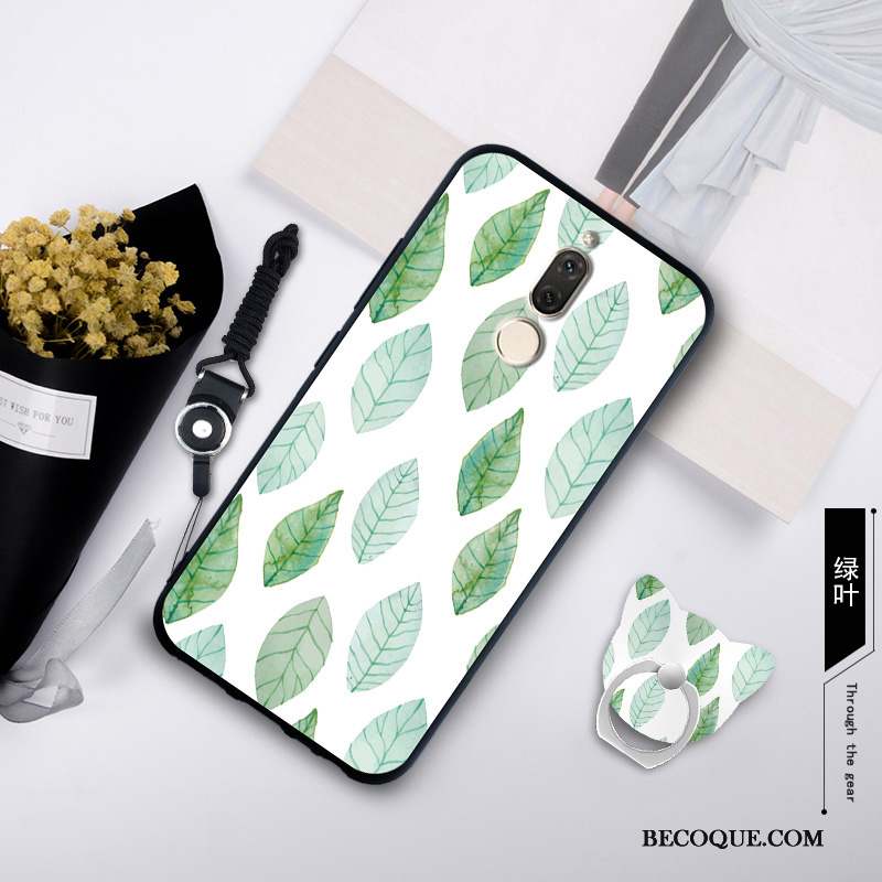 Huawei Mate 10 Lite Vert Fluide Doux Coque De Téléphone Tendance Étui Protection