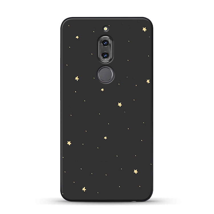 Huawei Mate 10 Lite Étui Coque De Téléphone Noir Fluide Doux Simple Ciel Étoilé
