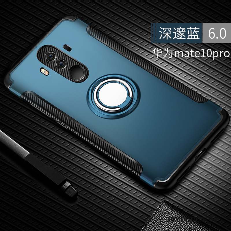 Huawei Mate 10 Pro Coque Bleu Créatif Étui Tout Compris Incassable Silicone