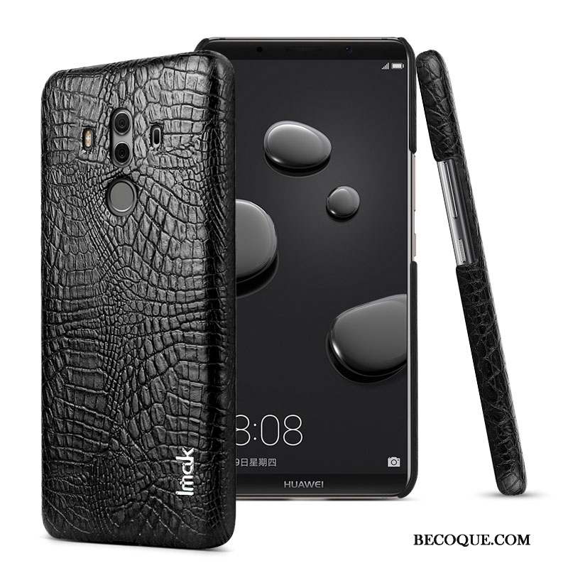 Huawei Mate 10 Pro Coque Protection Étui En Cuir Business Téléphone Portable Simple